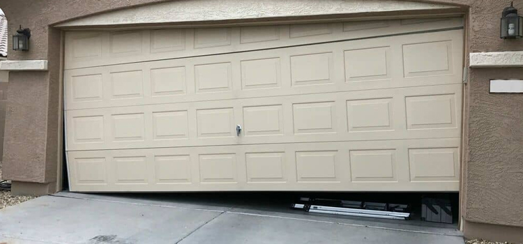 garage-door-bent-off-track-repair in Bowmanville
